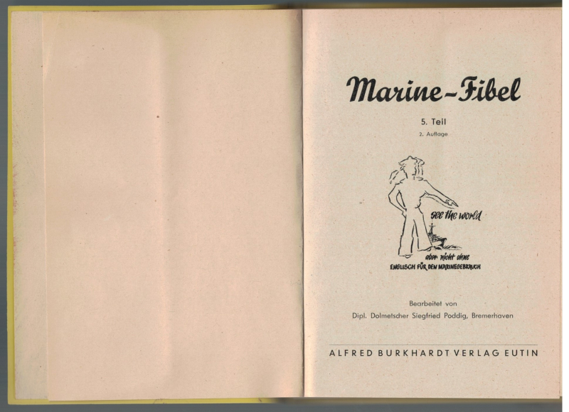 Marine Fibel 5. Teil Englisch für den Marinegebrauch (1 St.) S. Poddig; 2. Auflage